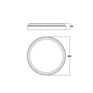 Plafoniera LED cu telecomanda VERONA gri 50cm - Img 10