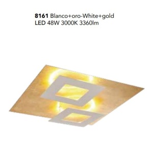 Plafoniera LED design ambiental DALIA White/ gold 131719 universul-luminii.ro
