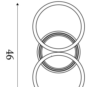 Plafoniera LED design circular Contour 630859 universul-luminii.ro