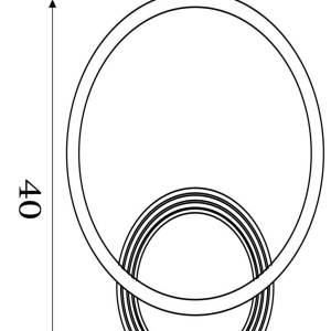 Plafoniera LED design circular Contour 630889 universul-luminii.ro