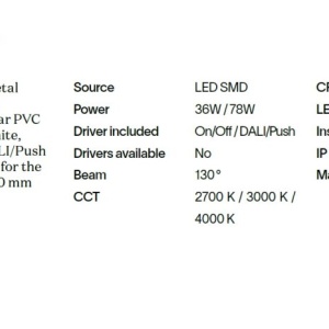 Plafoniera LED design circular GEMINI PL D081 ON-OFF OTTONE 4000K - Img 3