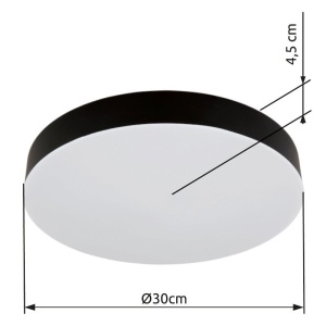 Plafoniera LED design circular MATTHEW negru - Img 8