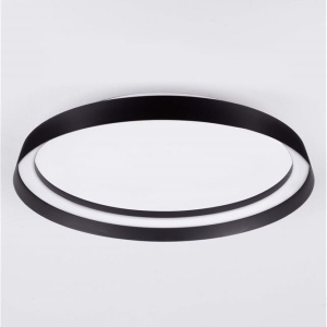 Plafoniera LED design modern circular ORMI negru D-45cm - Img 3