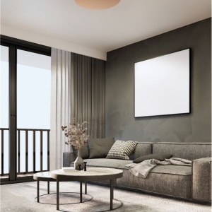 Plafoniera LED design modern POLIFEMO maro, 60cm 232799 universul-luminii.ro