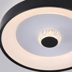 Plafoniera LED design modern Polka negru - Img 3