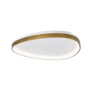 Plafoniera LED design modern slim CHARLIE patina D-65cm