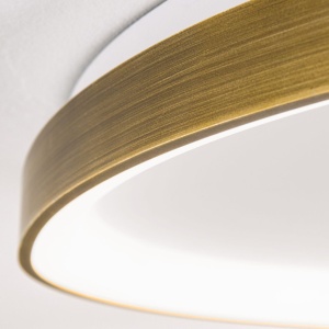 Plafoniera LED design modern slim CHARLIE patina D-65cm 155659 universul-luminii.ro