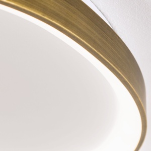 Plafoniera LED design modern slim CHARLIE patina D-65cm 233929 universul-luminii.ro