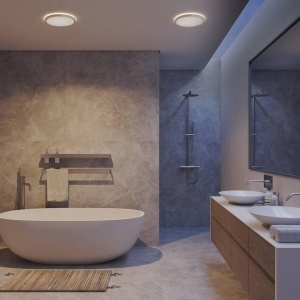 Plafoniera LED design silm IP54 baie Oja 29 alb 3000-4000K 2015026133 NL 195079 universul-luminii.ro