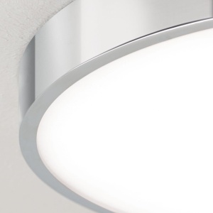 Plafoniera LED design slim BULLY D-28cm crom 234119 universul-luminii.ro