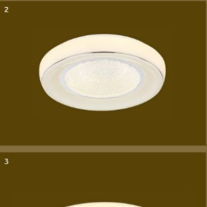 Plafoniera LED dimabila cu telecomanda design modern MICKEY diametru:39cm 483110-18 GL 192279 universul-luminii.ro