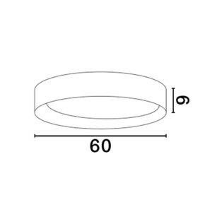 Plafoniera LED dimabila design modern STAKE negru/lemn 60cm 222099 universul-luminii.ro