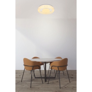 Plafoniera LED moderna cu decor stralucitor RADA 24W 105399 universul-luminii.ro