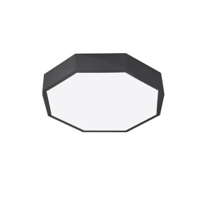 Plafoniera LED moderna design slim EBEN negru NVL-9001491