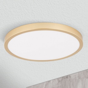 Plafoniera LED moderna design slim Lero 30cm auriu mat 98419 universul-luminii.ro