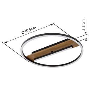 Plafoniera LED moderna PIKARA 236339 universul-luminii.ro