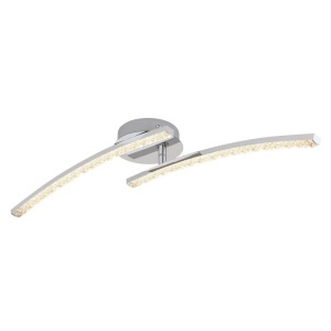 Plafoniera LED pentru baie design modern IP44 Jules crom 12W