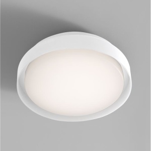 Plafoniera LED pentru iluminat exterior design modern slim IP65 OLIVER alba 190989 universul-luminii.ro