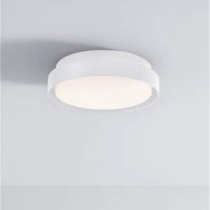 Plafoniera LED pentru iluminat exterior design modern slim IP65 OLIVER alba 84859 universul-luminii.ro
