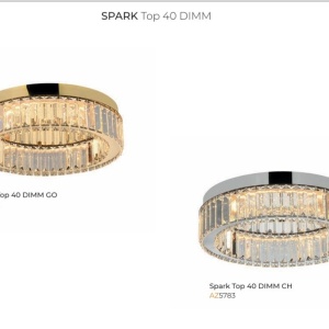 Plafoniera LED SPARK TOP 40 DIMM CH 143569 universul-luminii.ro