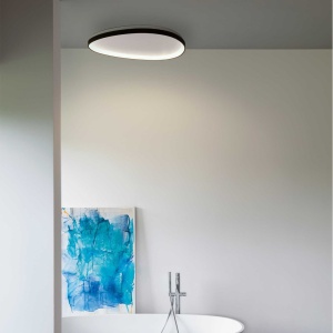 Plafoniera LED XL design circular GEMINI pl d081 on-off alb 142189 universul-luminii.ro