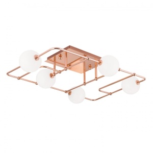Plafoniera, Lustra aplicata tavan design modern PIPES, copper 94239 universul-luminii.ro