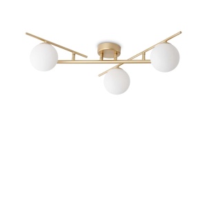 Plafoniera moderna ajustabila Atlas pl3 aurie