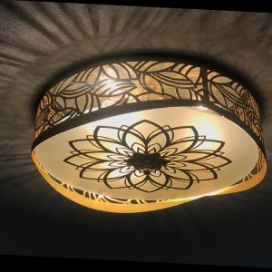Plafoniera moderna design LUX GLORY 02-CH 198229 universul-luminii.ro