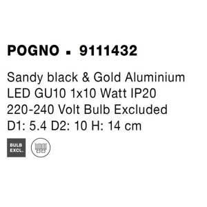 Plafoniera moderna minimalista cu spot POGNO 204329 universul-luminii.ro
