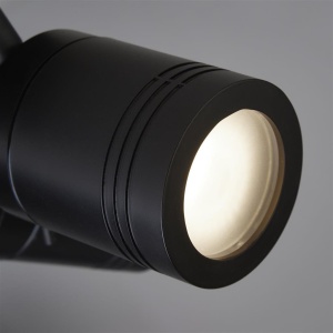 Plafoniera pentru baie cu spoturi directionabile IP44 Samson negru 3L 110899 universul-luminii.ro