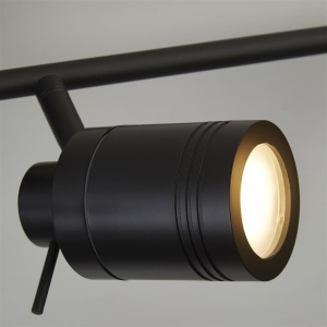 Plafoniera pentru baie cu spoturi directionabile IP44 Samson negru 4L 110889 universul-luminii.ro