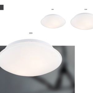 Plafoniera sticla design slim GIN 30cm 103809 universul-luminii.ro