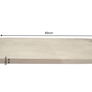 Polita, raft perete din lemn de mango PURE 80cm - Img 4