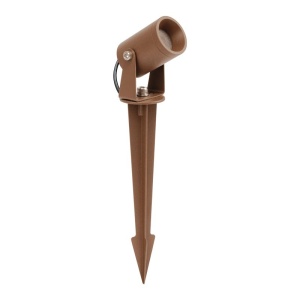 Proiector cu Tarus iluminat exterior decorativ IP65 ARCO maro 24V