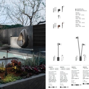Proiector LED cu Tarus iluminat exterior IP65 SENTO 3000K antracit 251129 universul-luminii.ro
