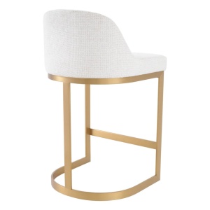 Scaun de bar design LUX, Counter Stool Condos alb - Img 3