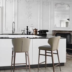 Scaun de bar elegant, design LUX Ella AC-A111BS - Img 7