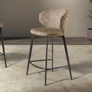 Scaun de bar LUX design italian Brown marbled