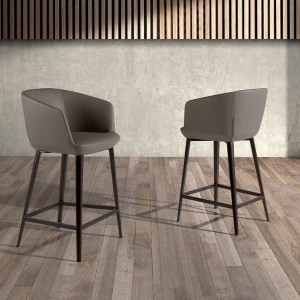 Scaun de bar stil avangardist Grey Stool - Img 5