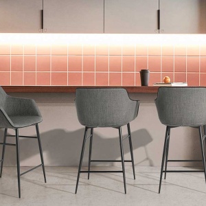 Scaun de bar tapitat design italian Tomika - Img 8