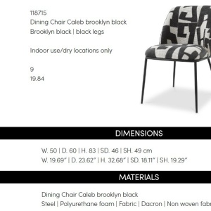 Scaun design elegant LUX Caleb - Img 8