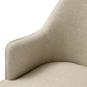 Scaun design elegant LUX Lavinia, Renato ecru/ negru - Img 8