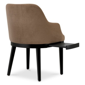 Scaun design LUX cu raft lateral Costa, Sabino brown - Img 4
