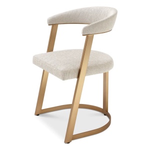 Scaun design LUX finisaj alama cu sezut si spatar tapitat Dexter 111473 HZ