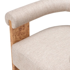 Scaun design LUX, Furnir Burl Mappa, Maro, Percy - Img 5