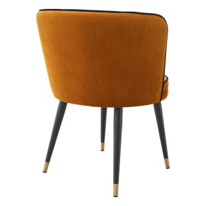 Scaun design LUX Grenada, savona portocaliu 115882 HZ - Img 4