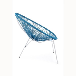 Scaun design modern albastru DOROTHY 0661024 BZ - Img 4