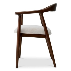 Scaun elegant design LUX Beale maro/ crem - Img 6