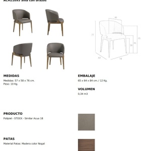 Scaun modern design italian Oretha - Img 10