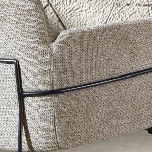 Scaun modern design italian, Tesatura, Grey - Img 4